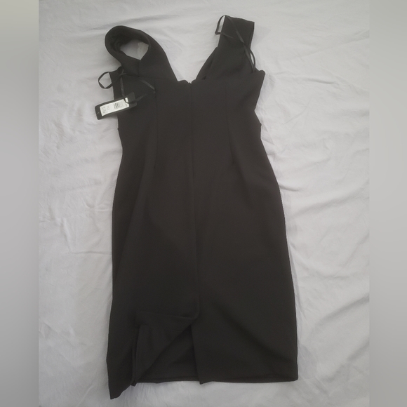 Bebe size 6 little black dress - Picture 5 of 7